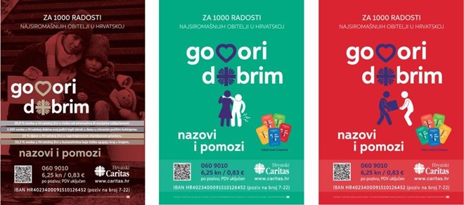 "Za 1000 radosti" - "Govori dobrim" Nacionalni humanitarni program Hrvatskog Caritasa